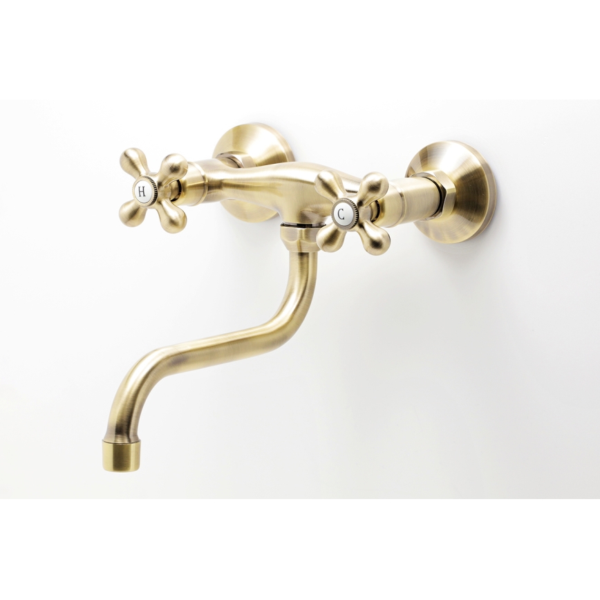 FERRO - Mitigeur évier/lavabo ANTICA bronze