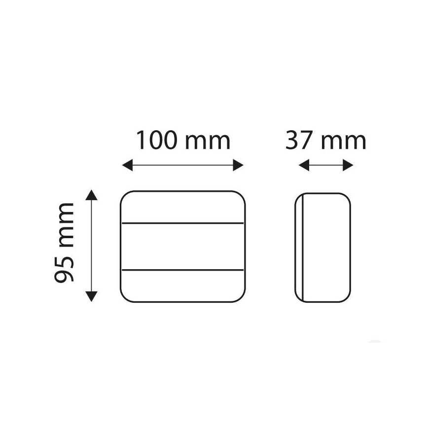 Feu arrière multifonction à LED MULTI LED/1,2W/12V IP65 rouge/orange