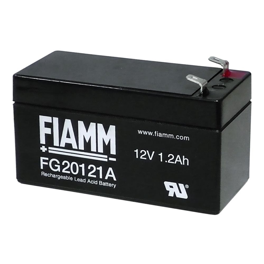 Fiamm FG20121A - Batterie au plomb 12V/1,2Ah/Connecteur 4,7mm