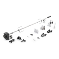 Fieldmann - Broche de rôtisserie motorisée 230V en acier inoxydable