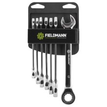 Fieldmann - Ensemble de clés à molette avec cliquet 7 pcs