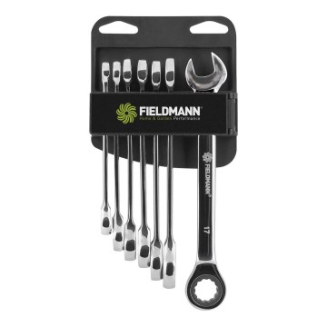 Fieldmann - Ensemble de clés à molette avec cliquet 7 pcs