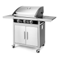 Fieldmann - Gril à gaz 3x brûleur chrome mat