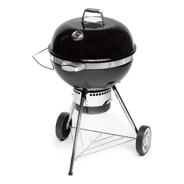 Fieldmann - Grill au charbon noir/chrome