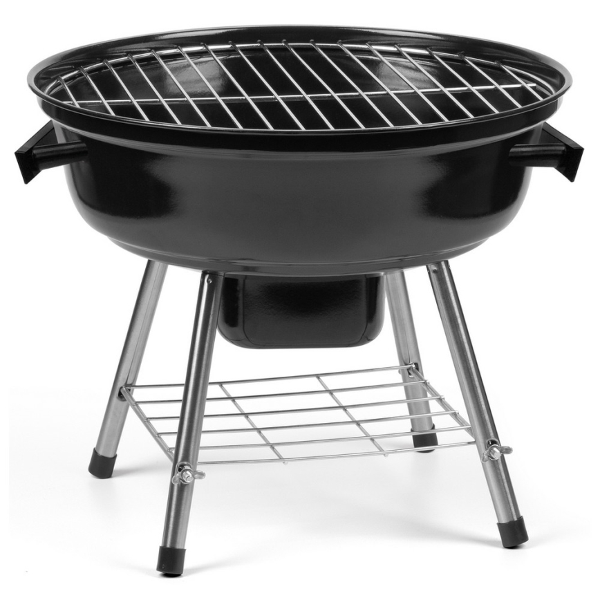 Fieldmann - Grill de table à charbon de bois noir