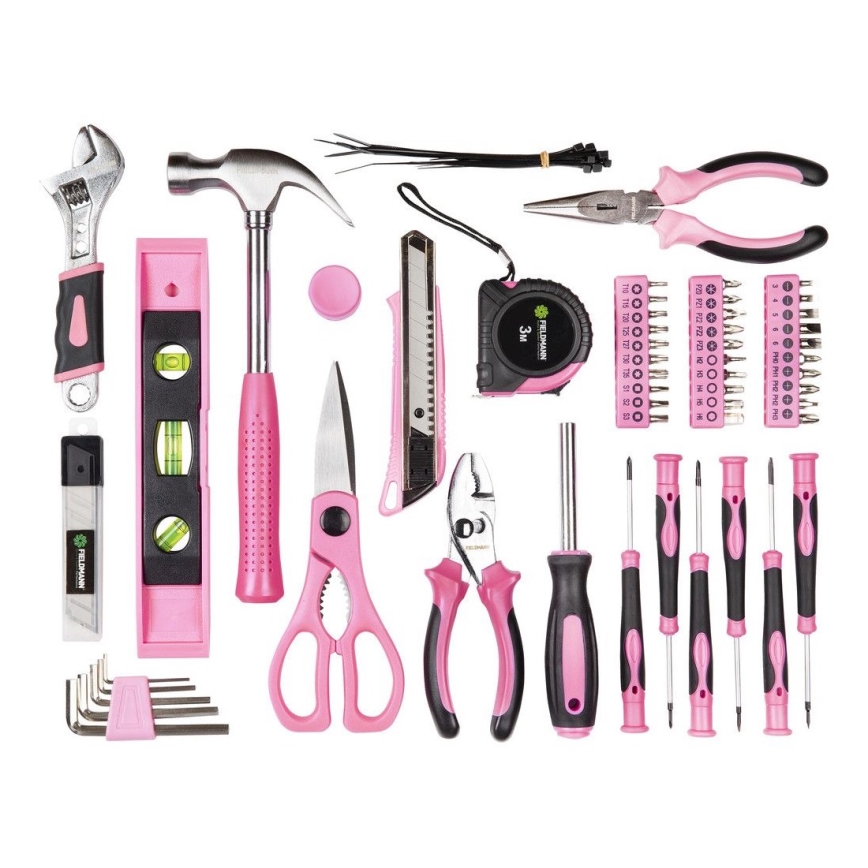 Fieldmann - Jeu d'outils pour femmes 71 pièces