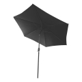 Fieldmann - Parasol d. 3 m noir