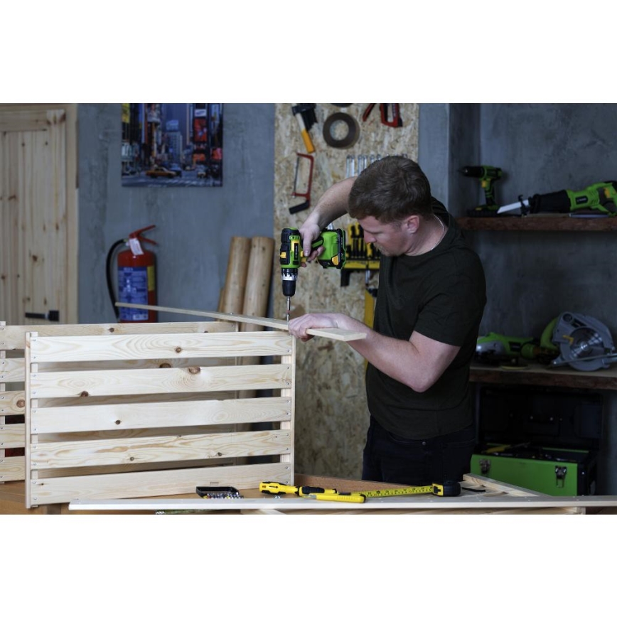 Fieldmann - Perceuse à percussion sans fil 20V