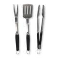 Fieldmann - Set de 3 ustensiles pour barbecue en acier inoxydable