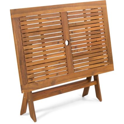 Fieldmann - Table de jardin pliable 120x70 cm acacia