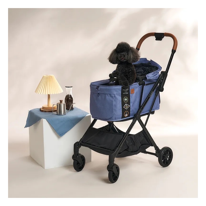Fikago - Poussette pour chiens et chats FTG Blue Note