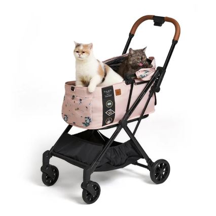 Fikago - Poussette pour chiens et chats FTG Fleur arctique