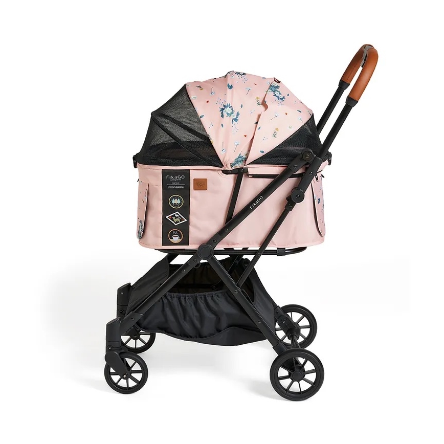 Fikago - Poussette pour chiens et chats FTG Fleur arctique