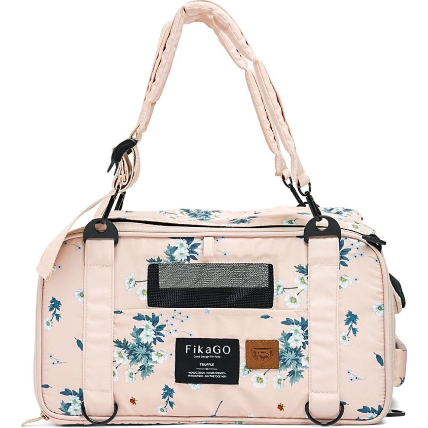 Fikago - Sac de transport pour chiens et chats TRUFFLE Fleur arctique