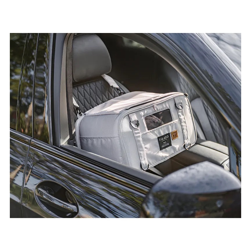 Fikago - Sac de transport pour chiens et chats TRUFFLE Fleur arctique