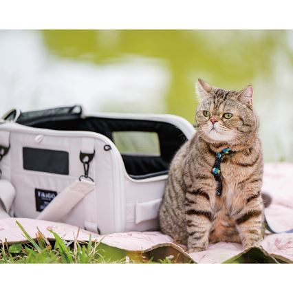 Fikago - Sac de transport pour chiens et chats TRUFFLE Fleur arctique