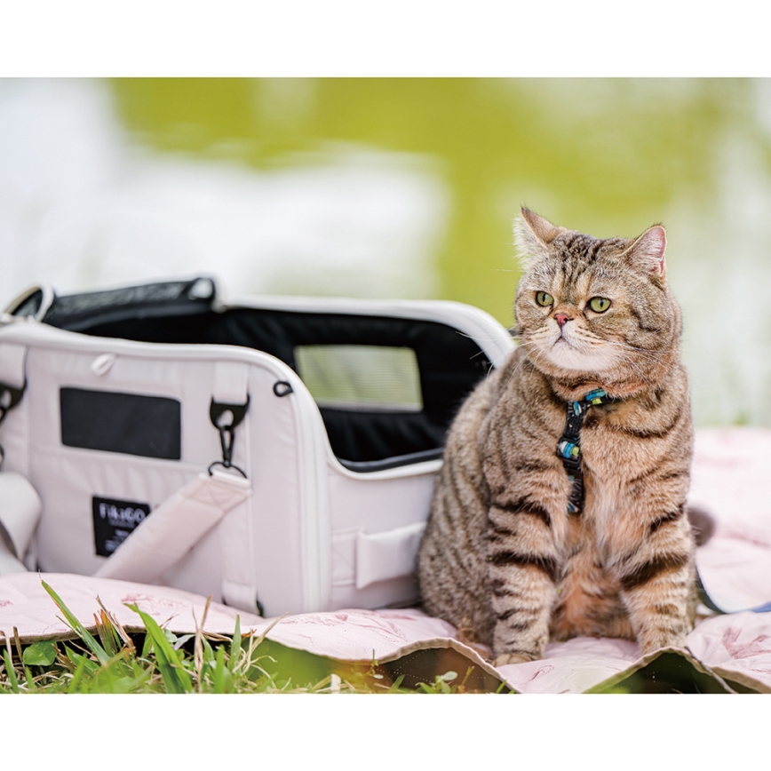 Fikago - Sac de transport pour chiens et chats TRUFFLE Fleur arctique