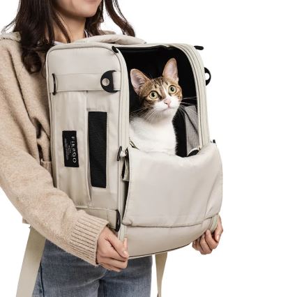 Fikago - Sac de transport pour chiens et chats TRUFFLE Fleur arctique