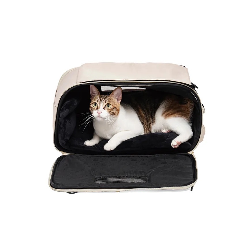 Fikago - Sac de transport pour chiens et chats TRUFFLE Fleur arctique