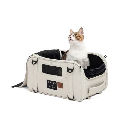 Fikago - Sac de transport pour chiens et chats TRUFFLE Fleur arctique
