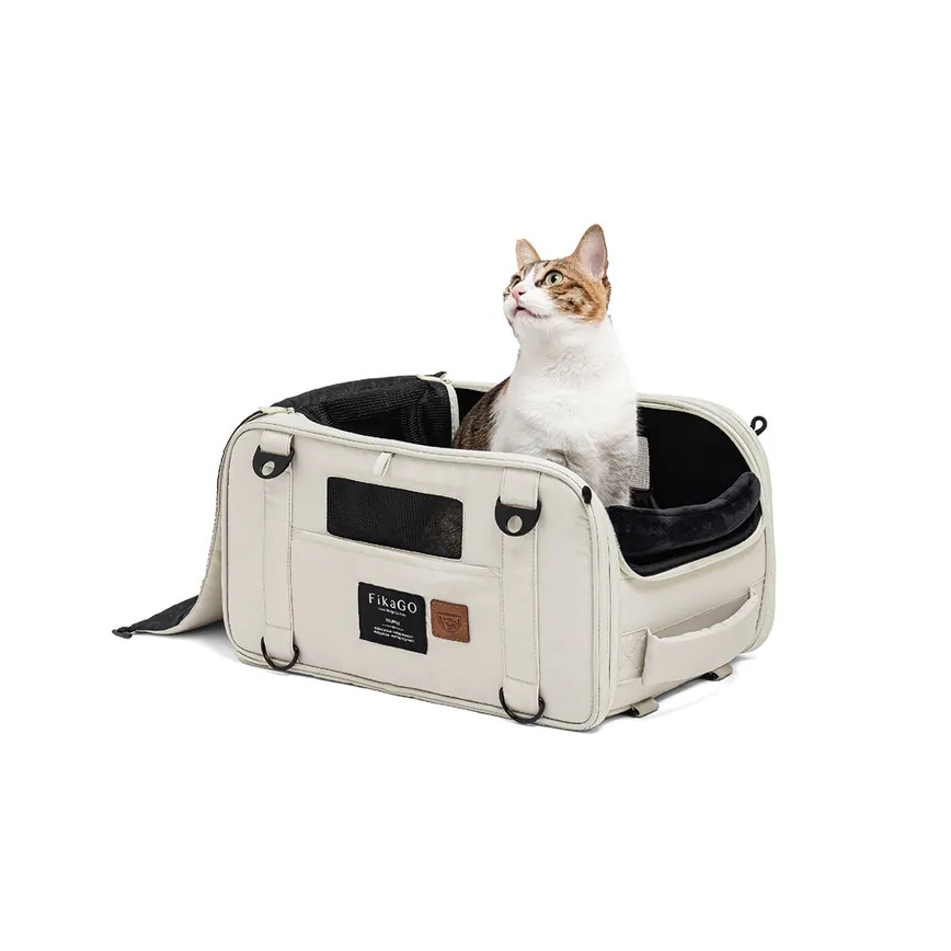 Fikago - Sac de transport pour chiens et chats TRUFFLE Fleur arctique