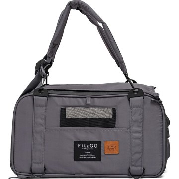 Fikago - Sac de voyage pour chiens et chats TRUFFLE Grey
