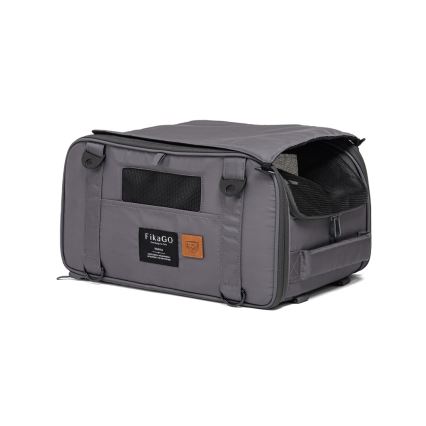 Fikago - Sac de voyage pour chiens et chats TRUFFLE Grey