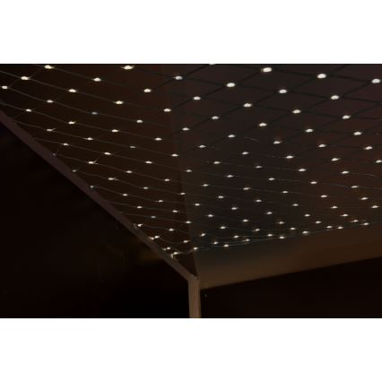 Filet lumineux LED d'extérieur NET 240xLED/7,2W/230V 1,5x2 m IP44 blanc chaud