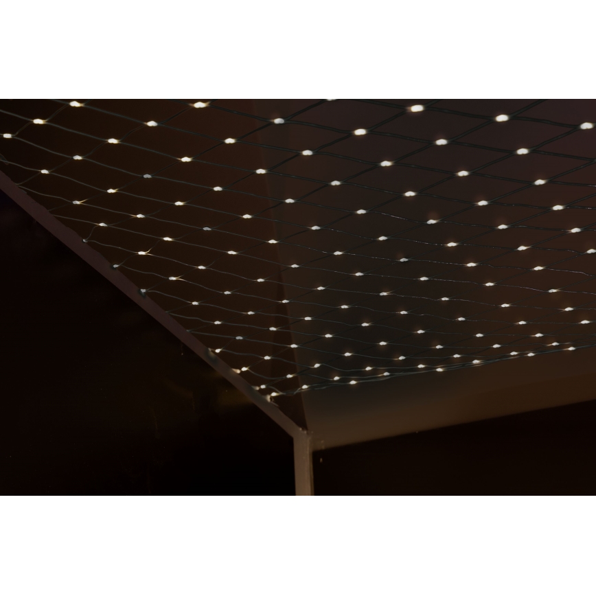 Filet lumineux LED d'extérieur NET 240xLED/7,2W/230V 1,5x2 m IP44 blanc chaud
