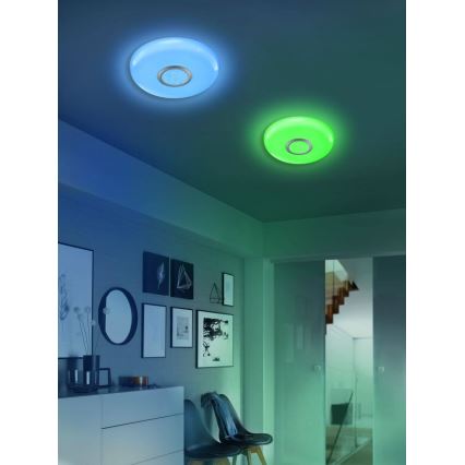 Fischer & Honsel 20756 - Luminaire à intensité variable T-ESRA LED/19W/230V 2700-6500K Wi-Fi Tuya + Télécommande