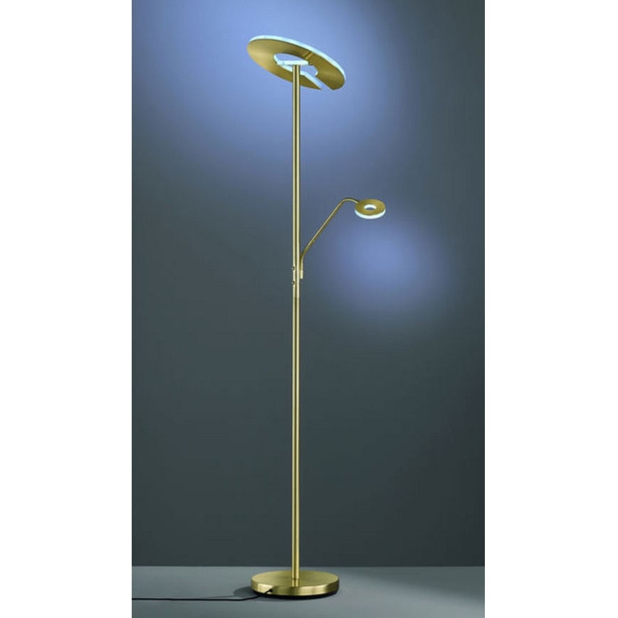 Fischer & Honsel - Lampadaire LED à intensité variable DENT 1xLED/30W/230V + 1xLED/6W 2700-4000K