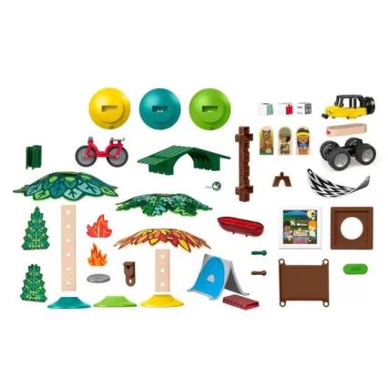 Fisher-Price - Ensemble de construction pour enfants Wonder Makers Camping