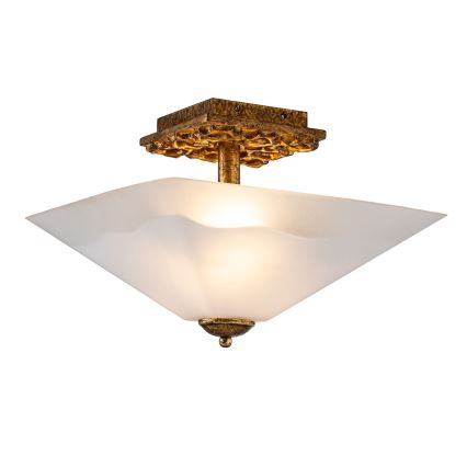 Flambeau STAR-F-S-DG - Plafonnier STAR 2xE27/40W/230V cuivré