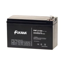 FUKAWA FW 7,2-12 F1U - Batterie au plomb 12V/7,2Ah/faston 4,7mm