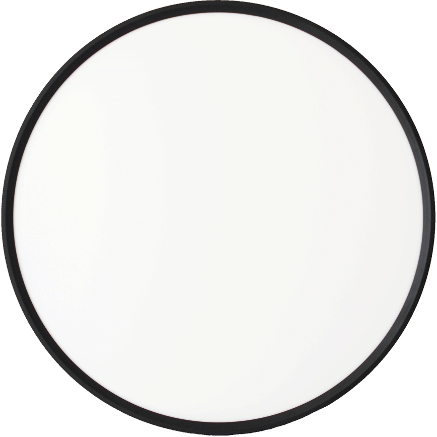 Fulgur 42364 - Plafonnier NOMY LED/40W/230V 3000/4000/6000K IP40 d. 50 cm noir