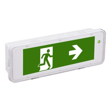 Fulgur s-24495 - luminaire d'urgence LED MIRROR LED/1W/230V 1300 mAh IP65