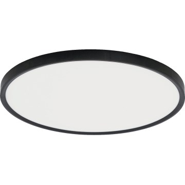 Fulgur s-43040 - Plafonnier LED dimmable NOMY-RC LED/40W/230V 3000/4000/6500K Ø 50 cm IP40 noir + télécommande