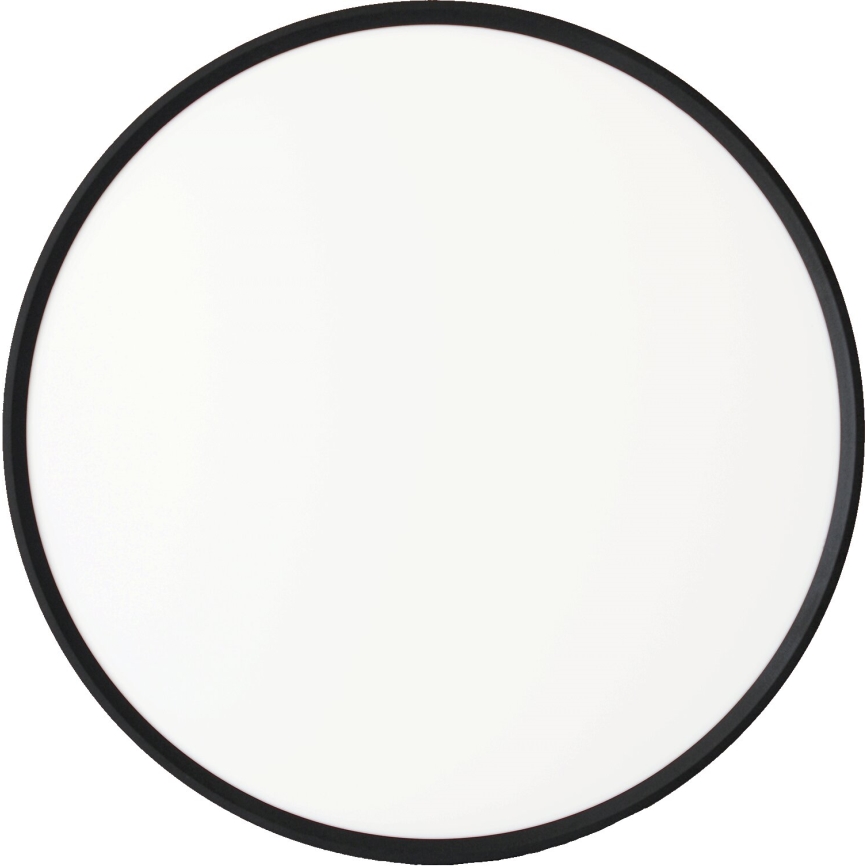 Fulgur s-43042 - Plafonnier LED dimmable NOMY-RC LED/50W/230V 3000/4000/6500K Ø 60 cm IP40 noir + télécommande