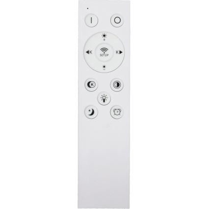 Fulgur s-43042 - Plafonnier LED dimmable NOMY-RC LED/50W/230V 3000/4000/6500K Ø 60 cm IP40 noir + télécommande