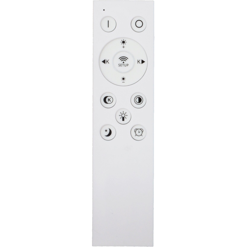 Fulgur s-43042 - Plafonnier LED dimmable NOMY-RC LED/50W/230V 3000/4000/6500K Ø 60 cm IP40 noir + télécommande