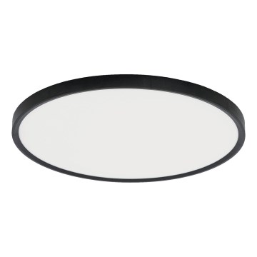 Fulgur s-43042 - Plafonnier LED dimmable NOMY-RC LED/50W/230V 3000/4000/6500K Ø 60 cm IP40 noir + télécommande