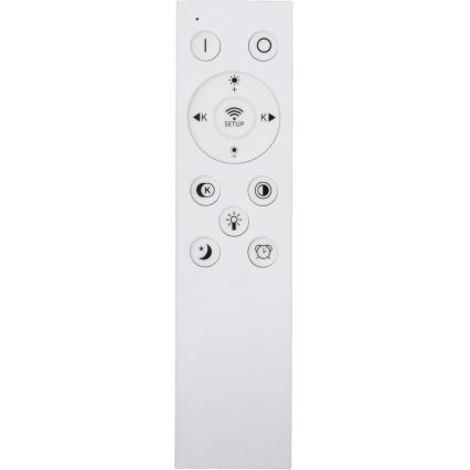 Fulgur s-43057 - Plafonnier LED dimmable NOMY LED/40W/230V 3000-6500K Ø 50 cm UGR19 IP40 Wi-Fi noir + télécommande