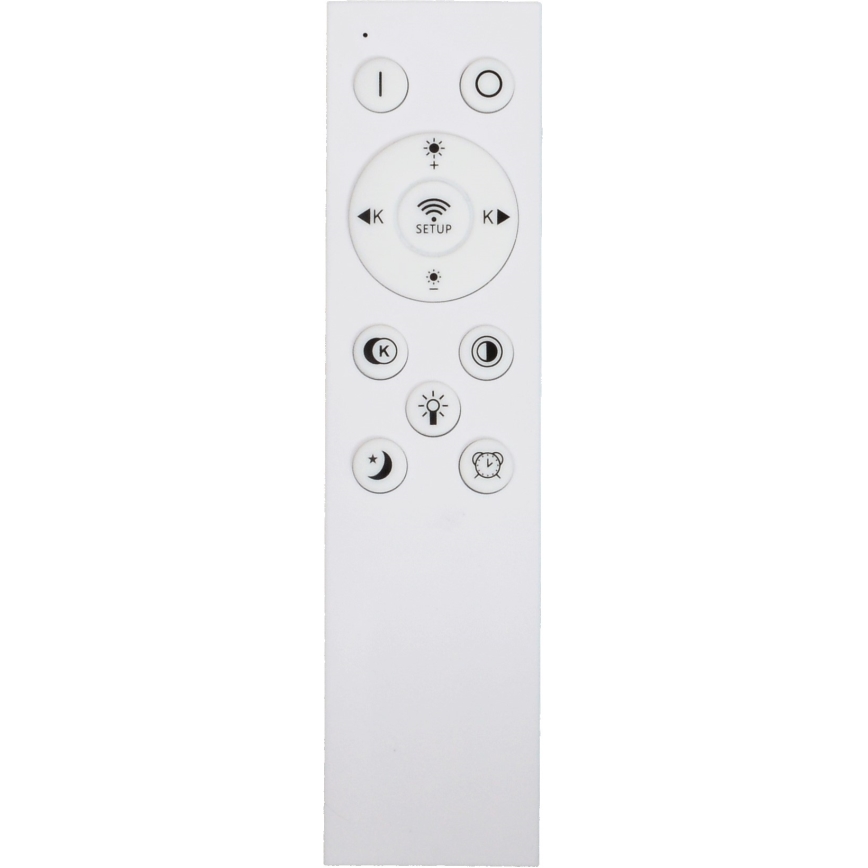 Fulgur s-43057 - Plafonnier LED dimmable NOMY LED/40W/230V 3000-6500K Ø 50 cm UGR19 IP40 Wi-Fi noir + télécommande