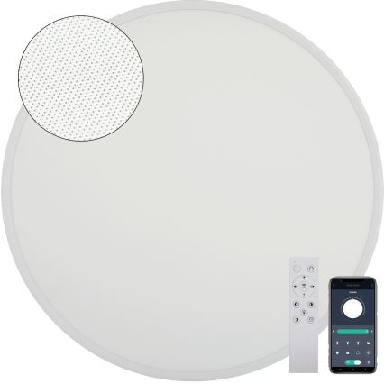 Fulgur s-43058 - Plafonnier LED dimmable NOMY LED/50W/230V 3000-6500K Ø 60 cm UGR19 IP40 Wi-Fi blanc + télécommande