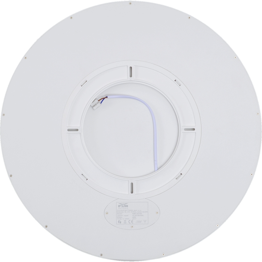 Fulgur s-43058 - Plafonnier LED dimmable NOMY LED/50W/230V 3000-6500K Ø 60 cm UGR19 IP40 Wi-Fi blanc + télécommande