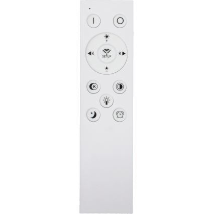Fulgur s-43058 - Plafonnier LED dimmable NOMY LED/50W/230V 3000-6500K Ø 60 cm UGR19 IP40 Wi-Fi blanc + télécommande