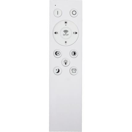Fulgur s-43059 - Plafonnier LED dimmable NOMY LED/50W/230V 3000-6500K Ø 60 cm UGR19 IP40 Wi-Fi noir + télécommande