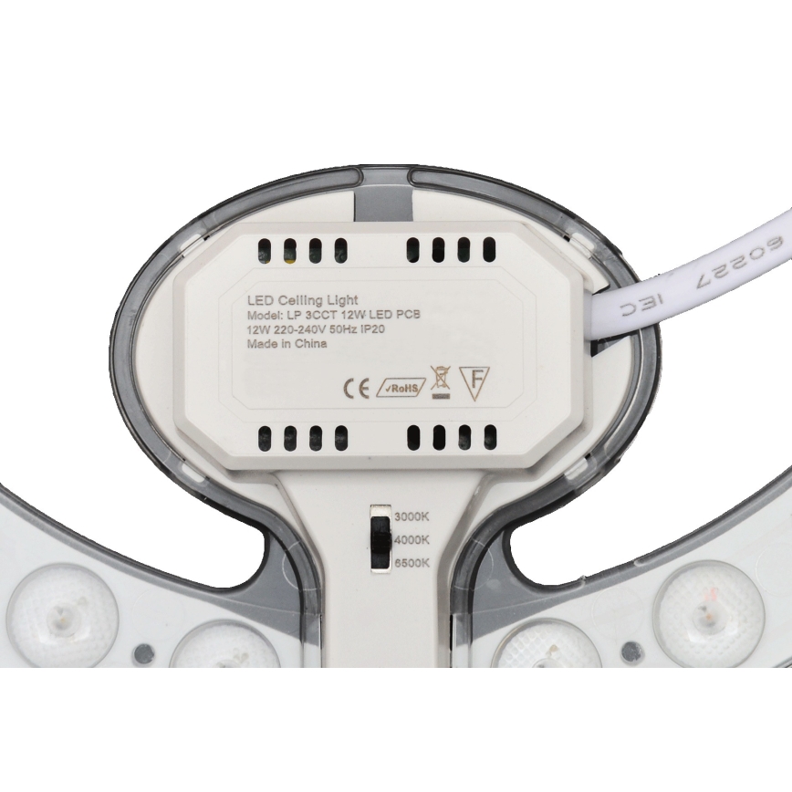 Fulgur s-43088 - Module magnétique LED 12W/230V 3000/4000/6500K Ø 19,3 cm