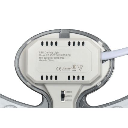 Fulgur s-43089 - Module magnétique LED 18 W/230 V, 3000/4000/6500 K, Ø 23,1 cm