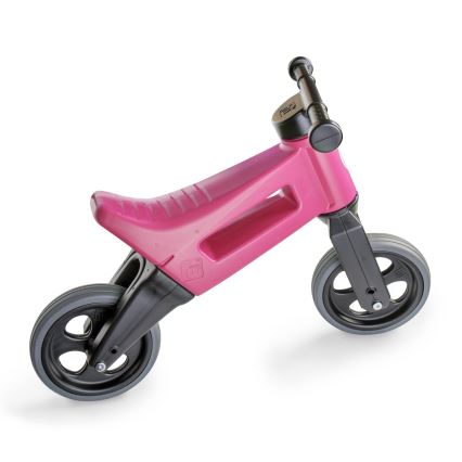 Funny Wheels - Draisienne 2-en-1 RIDER SPORT rose/noir